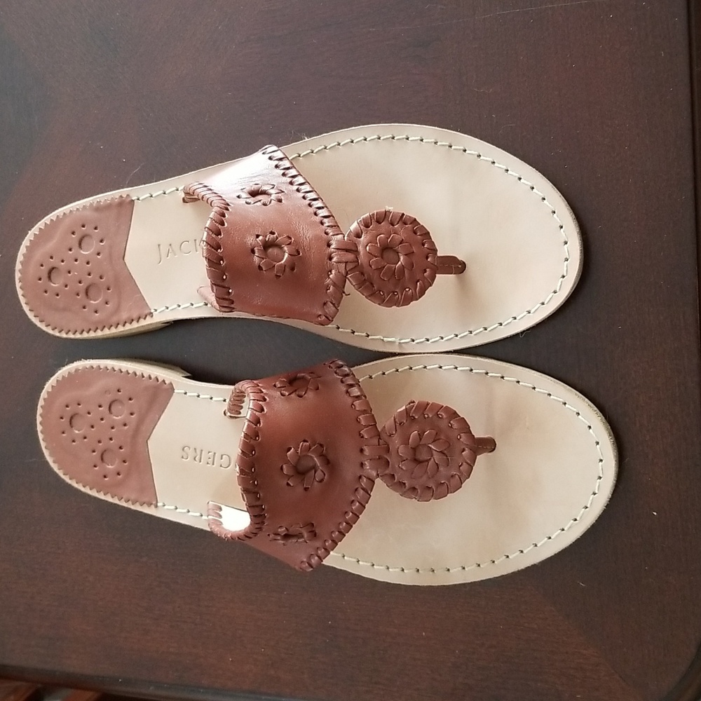 Jack Rogers brown sandals
